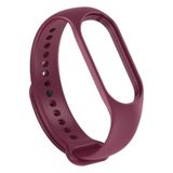 bbtech Xiaomi Mi Band 7 ile Birebir Tam Uyumlu Esnek Değiştirilebilir Renkli Silikon Akıllı Bileklik Kordon;Bordo