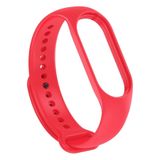 bbtech Xiaomi Mi Band 7 ile Birebir Tam Uyumlu Esnek Değiştirilebilir Renkli Silikon Akıllı Bileklik Kordon;Kırmızı