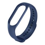 bbtech Xiaomi Mi Band 7 ile Birebir Tam Uyumlu Esnek Değiştirilebilir Renkli Silikon Akıllı Bileklik Kordon;Lacivert