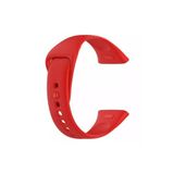 bbtech Xiaomi Redmi Watch 3 Akıllı Bileklik Saat Birebir Uyumlu Silikon Esnek Renkli Kordon;Kırmızı
