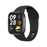 bbtech Xiaomi Redmi Watch 3 Akıllı Bileklik Saat Birebir Uyumlu Silikon Esnek Renkli Kordon;Siyah