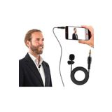 bbtech Youtuber Vlogger Tiktoker 3.5mm Jack Giriş Yaka Mikrofonu Full HD Ses Kalitesi;Siyah,STNYM005