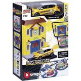 Bburago City Street Fire City Oyun Seti - Postane - Pembe
