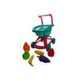BBYTOYS Meyveli Market Arabası Oyuncak – Aksesuarlı Alışveriş Seti