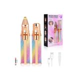 B&Ç Cosmetics Pink Bear Iki Başlıklı Kaş, Bıyık, Burun Ve Yanak Tüy Alma Makinesi-taşınabilir Simli Epilatör Usb