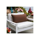 Bc Home Altın Kenar Biyeli Kahverengi Dikdörtgen Kırlent Kılıfı Yumuşak Dokulu 1 Adet 30 X 50 Cm