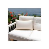 Bc Home Altın Kenar Biyeli Krem Dikdörtgen Kırlent Kılıfı Yumuşak Dokulu 1 Adet 30 X 50 Cm