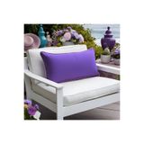 Bc Home Altın Kenar Biyeli Mor Dikdörtgen Kırlent Kılıfı Yumuşak Dokulu 1 Adet 30 X 50 Cm