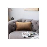 Bc Home Deve Tüyü Minik Ponponlu Dikdörtgen Kırlent Kılıfı ,Yumuşak dokulu , 1 Adet 30 X 50 cm
