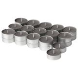 BC233 ENSTAKA Mini Kokulu Mum Tealight Kokulu Gri Mum, Aromaterapi Son 3,5 Saat Yanma Süresi IKEA için 30 Parça