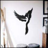 BCDHOMEDECOR, Chorus Metal Duvar Dekoru – 3D Rustik Modern Heykel – Büyük Estetik Oda Dekor Seti – Lazer Kesim Apartman Paneli (34-49cm) (48-69cm) ((34-49cm))