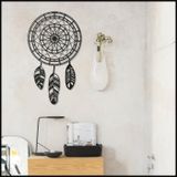 BCDHOMEDECOR, Dreamcatcher Metal Duvar Dekoru – Bohem Duvar Sanatı – Yatak Üstü, Mağaza ve Düğün Dekoru – Modern İç Mekan Asılı Tasarım (57-99cm)