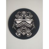 BCDHOMEDECOR, Storm Trooper Metal Duvar Dekoru - Star Wars Temalı Lazer Kesim Galaktik İmparatorluk Dekoru - Yeni Bir Umut İç Dekorasyonu ve Hediye Fikri - 50 * 50 cm