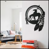BCDHOMEDECOR, Yerli Metal Duvar Dekoru – Benzersiz ve Anlamlı Hediye – Rustik Modern Tasarım – Ofis, Vahşi Yaşam Galerisi, Kapı Girişi ve Ruhsal Dekor (36-48cm) (68-90cm) ((36-48cm))