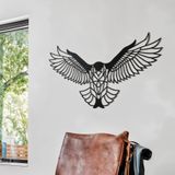 BCDHOMEDECOR,Kartal Metal Duvar Dekoru – Heykel & Şık Plaka Tasarım – Kuş Figürlü Poster – Ofis ve Oda İçin Geometrik Sanat – Açık Alan & Hediyelik Ürün (27-50cm)