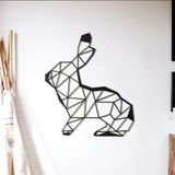 BCDHOMEDECOR,Tavşan Metal Duvar Dekoru – Şık Hayvan Figürü – Tavşan Heykeli – Çocuk Odası Dekoru – Çiftlik Sahipleri İçin Hediye – Bunny Hare Lapin Duvar Sanatı (50-57cm)(70-80cm) ((50-57cm))