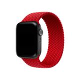 BCNCASE Red Apple Watch 1-2-3-4-5-6-se Uyumlu Solo Örme Loop Kordon 38-40mm Small