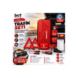 BCT STORE Muayene ve Yönetmeliğe Uygun Araç Trafik Seti İlk Yardım Seti (9 ledli Metal Fener Hediyeli)