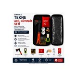 BCT STORE Yeni Yönetmeliğe Mevzuata Uygun Zorunlu Tekne Acil Durum Seti - Dürbün+Fener+Balta+Yangın Battaniyesi+Ayna+Düdük+İlkyardım Çantası 10 Metre Altı Tekneler İçin Teçhizat
