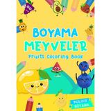 BD Kitap Çocuklar Için Meyveler Boyama Kitabı 1 - Ingilizce Isimlerle Eğitici