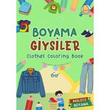 BD Kitap Eğlenceli Giysiler Boyama Kitabı 1 - İngilizce Öğrenme 3+ Yaş Kolektif Yazar