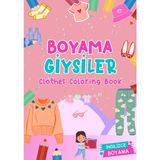 BD Kitap Yaratıcı Çocuk Giysiler Boyama 2 - Ingilizce Kelimelerle