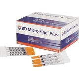 Bd Microfine 100 Adet 0,5 ml 30G 8mm Insülin Enjektörü Oto Yedek Parçalar için Uygun