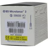 Bd Microlinace Mezoterapi Iğnesi 30g 03x13mm Botox/Mezoterapi Iğnesi 100 Adet 1 Kutu Bd Microlance
