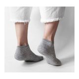 B&D Socks 10'lu Paket Gri Patik Çorap - 36 - 40 - 0HF-Gri