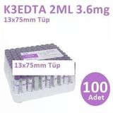 Bd Vacutainer Kan Alma Tüpü, Mor Kapak, 100 Adet
