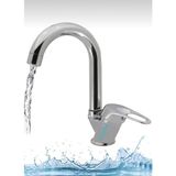 Bdl Armatür Baston Borulu Banyo Lavabo Bataryası Musluğu Çift Su Girişli - Krom