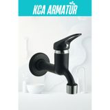 BDL ARMATÜR SİYAH MİX MUSLUK AÇ KAPA LAVABO WC TUVALET BAHÇE MUSLUĞU SİYAH AÇ KAPA GARANTİLİ