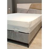BDP Home Yatak Pedi ve Şiltesi 22 cm Yükseklikle Çift Kişilik Örme Kumaş Yapı - 100 × 200 cm