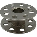 BDR 270010QWS Düz Makine Metal Beyaz Tırnaklı-İçi Tırtıklı Masura