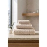 Be-0829-Bg %100 Pamuk Bej 70X140 Cm Banyo Havlusu