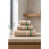 Be-0927-Bg %100 Pamuk Bej 70X140 Cm Banyo Havlusu
