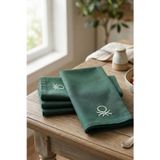 Be-28462-Gr 100% Pamuk 40*40 Cm Düz Peçete 4Lü Yeşil