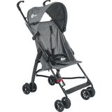 Be-Be Basic Pratik Kolay Taşınabilir Hafif Baston Bebek Arabası Gold Kahve - Black Grey