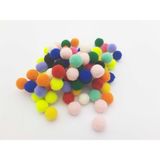 Be Beauty 12 mm Karışık Renkli Kadife Ponpon 100 Adet 1 Poşet