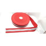 Be Beauty 5,0 cm Genişliğinde 5 Metre Uzunluğunda Dikilebilen Kırmızı Fosforlu Polyester Reflektör Şerit