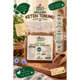 BE FERMENT Be Ferment Organic Organik Keten Tohumu 250 g – Doğal Keten Tohumu