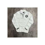 Be Original Dalgıç Dik Yaka Fermuarlı Eşofman Reflektör Detaylı Paris Baskılı Siyah Renk Scuba Kumaş Slim Fit