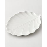 Be Original Pera 17 cm Leaf Sunum Tabağı | Porselen Yaprak Formlu Servis Tabağı - 0 - 3 lt - Beyaz