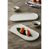 Be Original Pera 27 cm 2’li Oval Sunum Tabağı | Premium Porselen | Toksinsiz & Doğal |