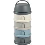 Beaba Mineral Grey Blue 4 Katmanlı Süt Tozu ve Atıştırmalık Saklama Kabı - Standart