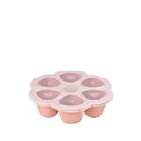 Beaba Old Pink Silikon 6'lı Sıcak & Soğuk Saklama Kabı 6 X 150 Ml