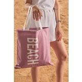 Beach Desen Baskılı Plaj Çantası