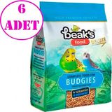 Beaks Karışık Muhabbet Kuş Yemi 800+200 gr 6 Ad