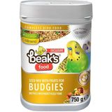 Beak's Meyveli Muhabbet Kuş Yemi 750 gr Vitamin ve Mineral İçeren Tanecikli Muhabbet Kuşları İçin Lezzetli