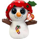 Beanie Boos Brrrnie Peluş Oyuncak Beyaz Ayı Büyük Gözlü 15 cm - 10 cm